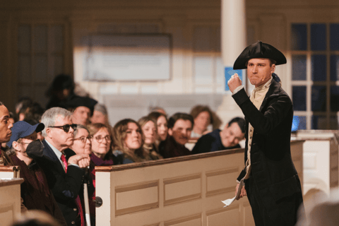 Boston Tea Party Reenactment at Old South Meeting House