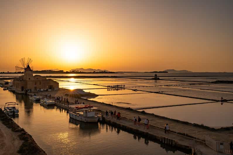 Western Sicily: Segesta, Erice and Salt Pans at Sunset