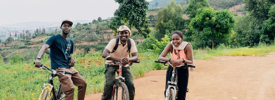 Circuit à vélo et vue panoramique