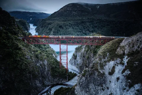 Christchurch : TranzAlpine & visite en bus à Franz Josef (aller simple)