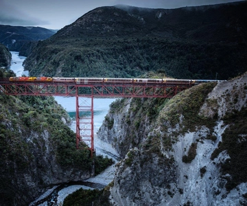 Christchurch: TranzAlpine & Tour in autobus per Franz Josef (1-Viaggio)