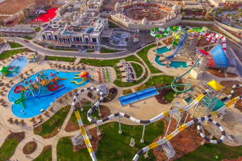 Sharm El-Sheikh: Parco acquatico Albatros con pranzo e trasferimentiBiglietto per l&#039;Aqua Park con trasferimento, cibo e bevande all inclusive