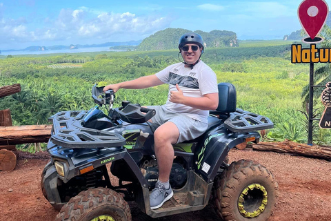 Krabi: ATV Nature Viewpoint & Zipline with Pickup Single rider : 30-Min ATV + Zipline Adventure