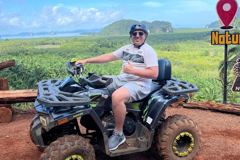 Krabi: ATV Nature Viewpoint & Zipline with Pickup Single rider : 30-Min ATV + Zipline Adventure