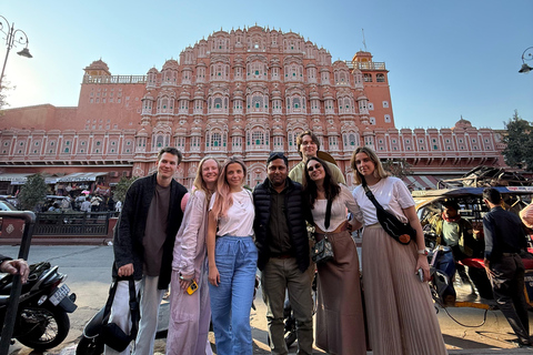 Jaipur: Full Day City Highlights Tour with Tour Guide Jaipur Day Tour with Private car + Guide + Lunch