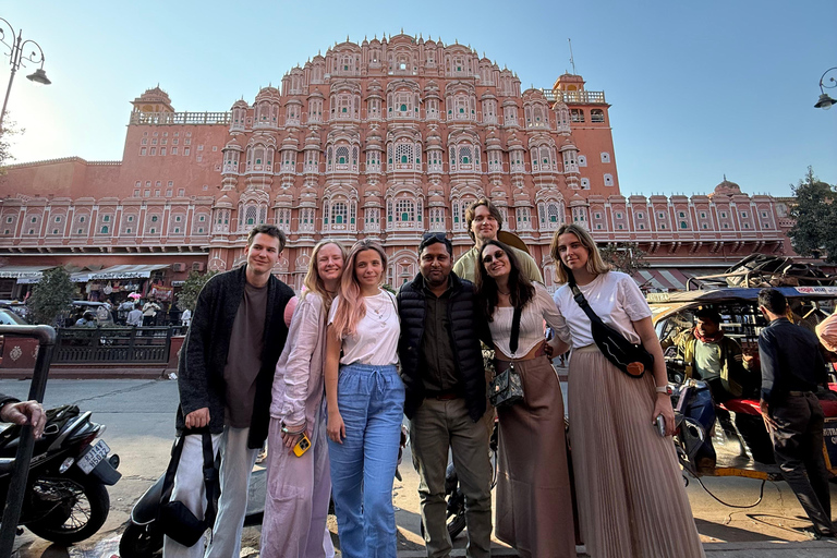 Jaipur: Full Day City Highlights Tour with Tour Guide Jaipur Day Tour with Private car + Guide + Lunch