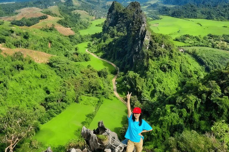 Vang Vieng:Zipline,Kayak,Nam Xay,Lagoon 2&Optional Paramotor Full-Day Adventure with Morning Paramotor