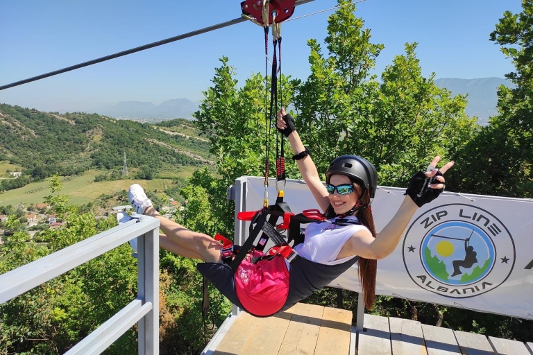 Tirana: Petrela Adrenaline Tour na najdłuższej tyrolce na Bałkanach