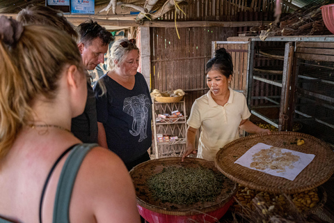 Phnom Penh: Silk Island Bike Tour & Evening Foodie Full-Day Haft Day: Evening Food Tour