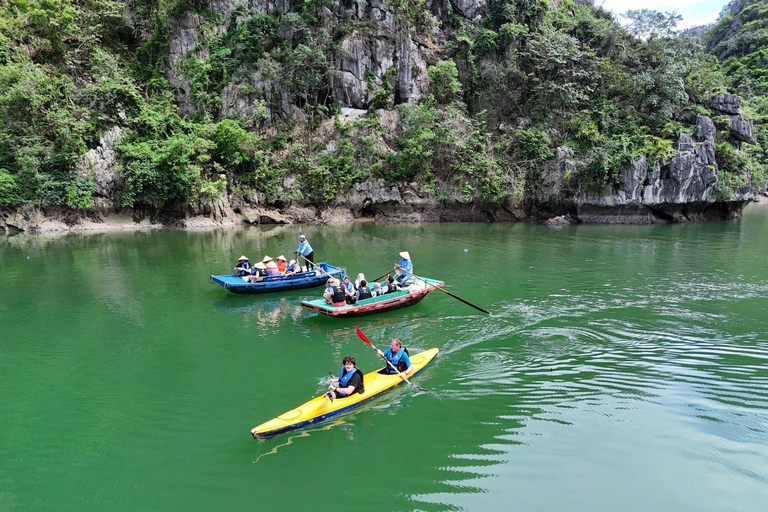 Hanoi:Halong Catamaran 5* Day Cruise,champoline,water slide Without Transfer Service