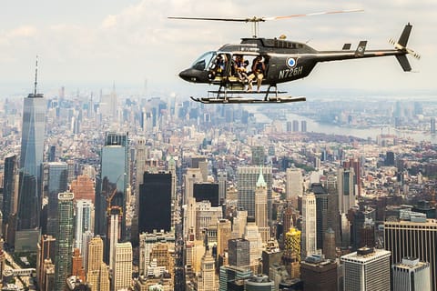 New York: tour in elicottero con portelloni aperti opzionali dal New Jersey