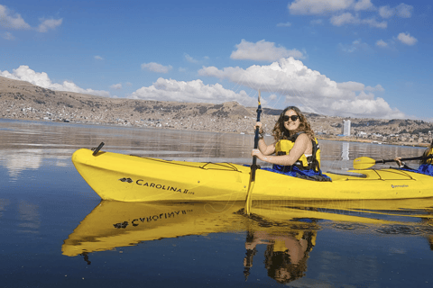 Puno: Sunrise Kayaking to the Uros with a Family Visit Puno: Sunrise Kayak to the Uros with a Visit to a Family