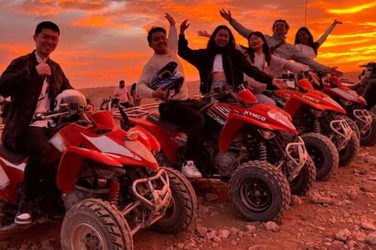 Agadir: Sunset Desert Quad Biking With Hotel Pickup