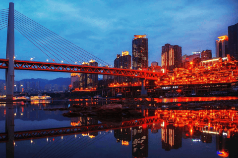 Chongqing: Two Rivers Night Cruise- Yangtze & Jialing Rivers