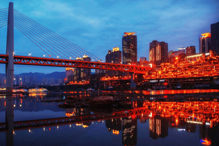 Chongqing: Two Rivers Night Cruise- Yangtze & Jialing Rivers