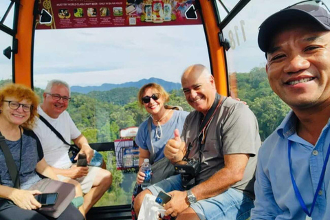 Da Nang: Tour delle colline di BaNa, del ponte d&#039;oro e della montagna di marmoTour privato senza pranzo a buffet