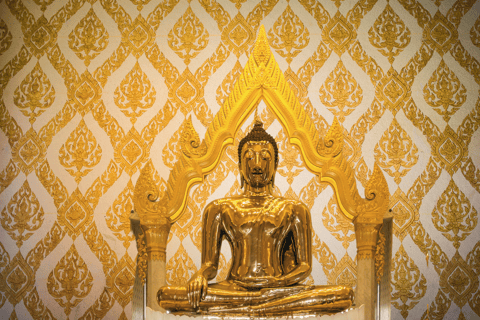 Bangkok: Halbtagestour mit geführter Stadtführung und Tempeln