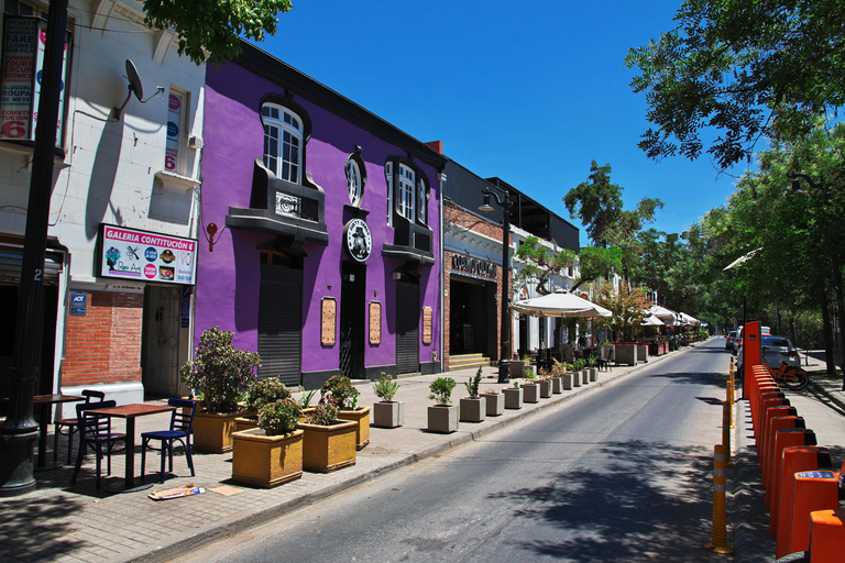 Santiago : tour en téléphérique et visite à pied de la colline San CristóbalExpérience privée : colline de San Cristóbal, funiculaire et téléphérique