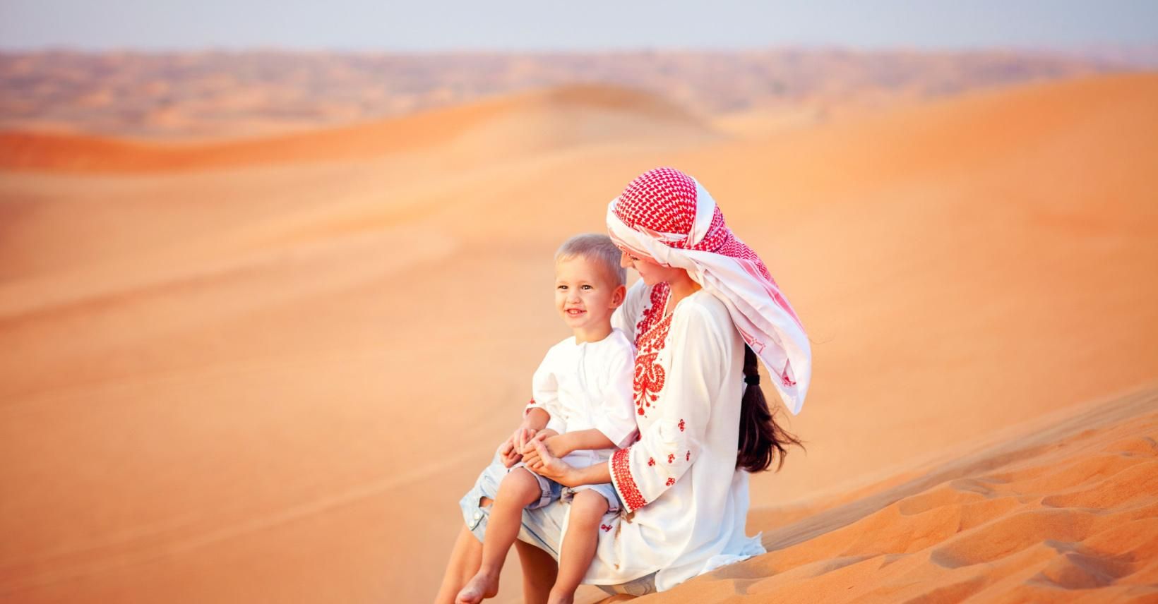 Dubai: Familienfreundliche Wüstentour & Flamingo-See-Option