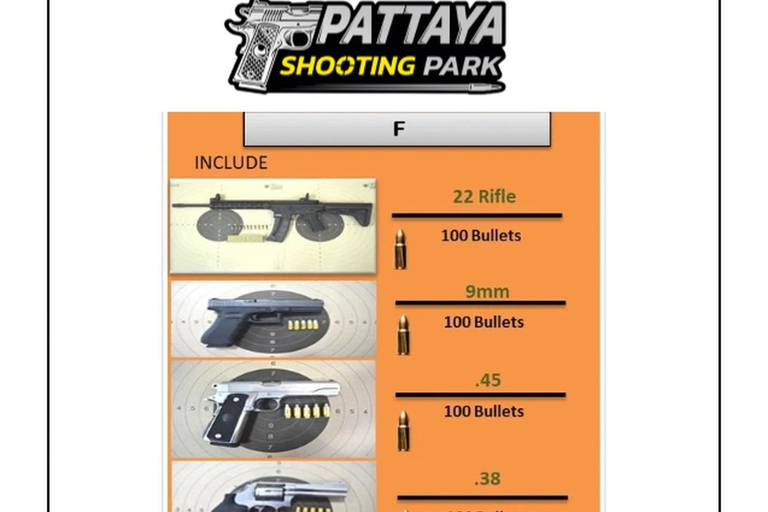 Pattaya: Shooting Park Experience for 10 People