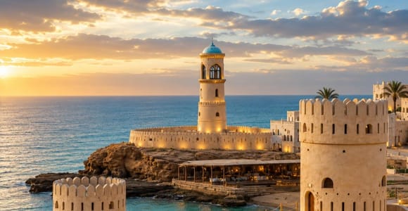 Muscat: Sur Coastal Tour with Bimmah Sinkhole & Fins Beach