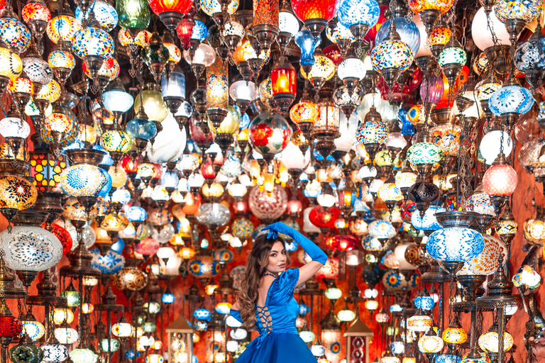 Rooftop Flying Dress Photoshoot in Istanbul
