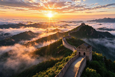 Badaling Great Wall Entry Ticket with Cable Car and Lunch 4.Ticket+Round-Trip Cable Car on the North Line+Audio Guide