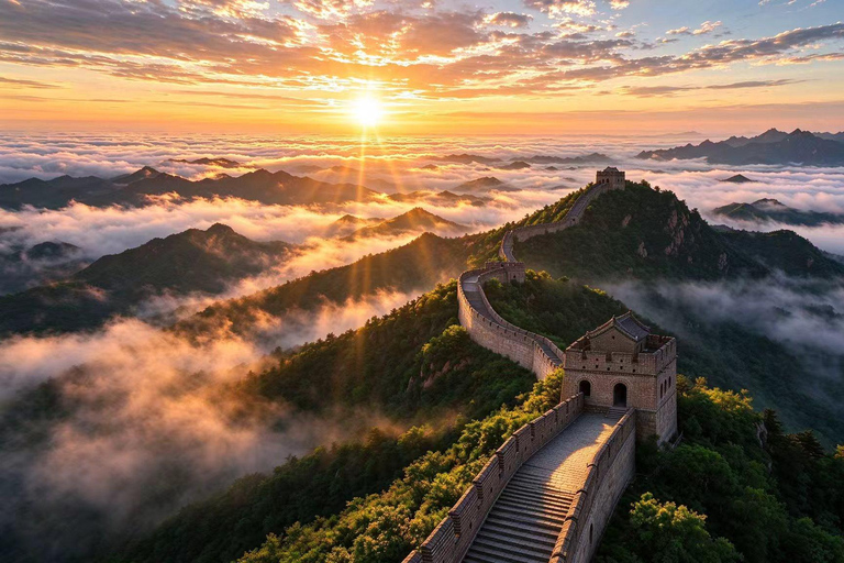 Badaling Great Wall Entry Ticket with Cable Car and Lunch 4.Ticket+Round-Trip Cable Car on the North Line+Audio Guide