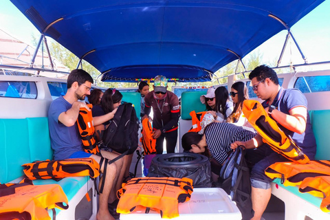 Krabi: Excursión en lancha rápida por las 4 islas y el banco de arena de Thale Waek