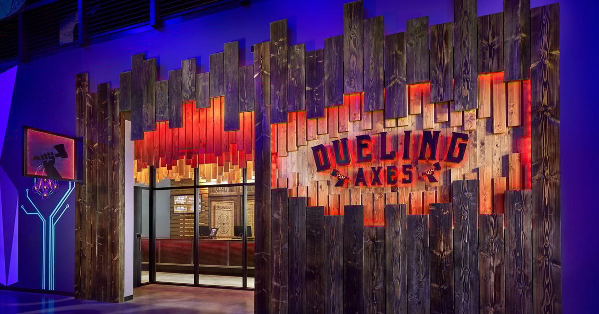 Las Vegas Axe Throwing Bar at Area 15 GetYourGuide