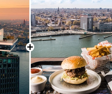 A'DAM Lookout Entry Ticket with Burger