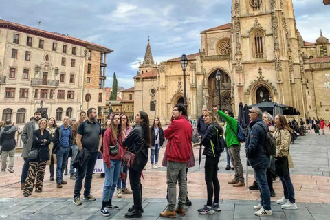 Visita o centro histórico de Oviedo