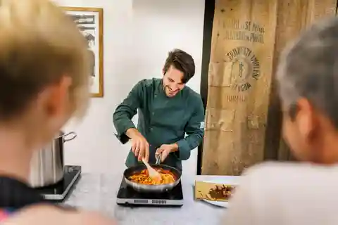Clase superdivertida de cocina de pasta y gelato junto al Vaticano