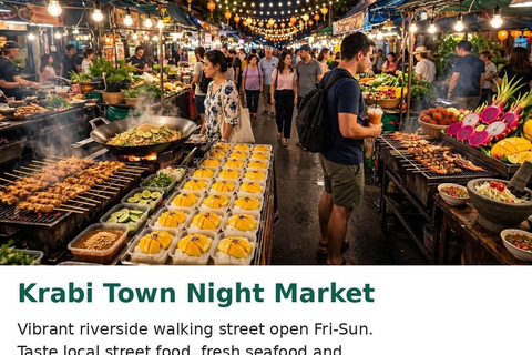 Krabi: Jungle, Hot Springs, and Night Market Day Trip