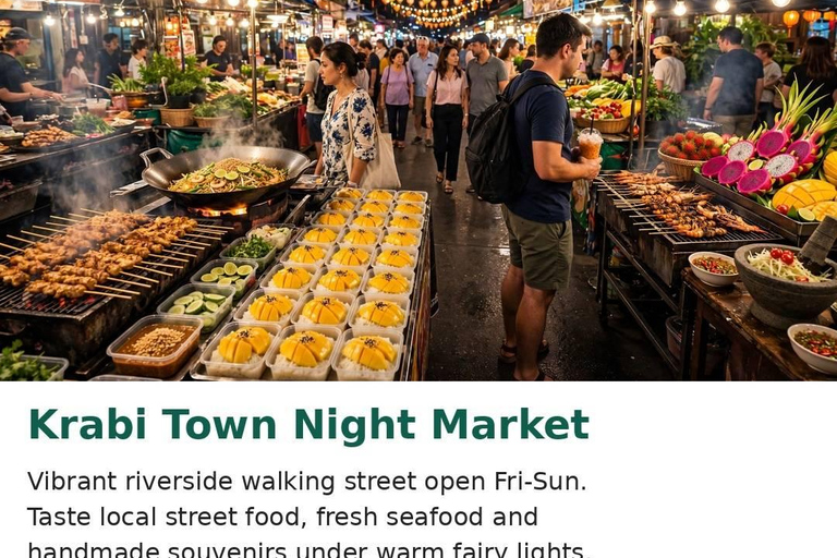 Krabi: Jungle, Hot Springs, and Night Market Day Trip