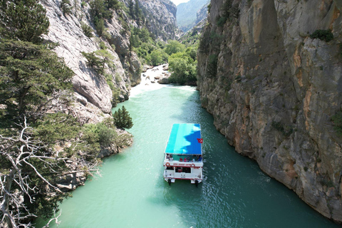 Alanya: Green Canyon Boat Tour with Lunch & Hotel Transfer