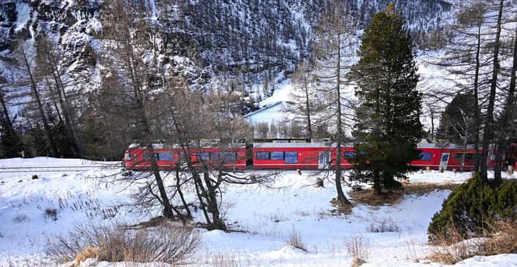 From Milan: Bernina Train Guided Tour to St. Moritz photo 4