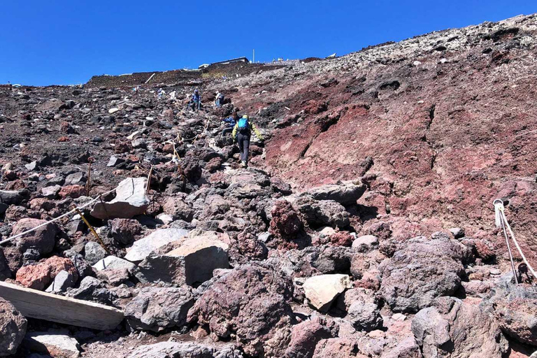 Mt. Fuji Guided Summit Climb with Mountain Hut Stay From Tokyo by Public Transit
