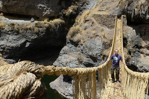 Depuis Cusco : Visite du pont de corde inca de Q&#039;eswachaka