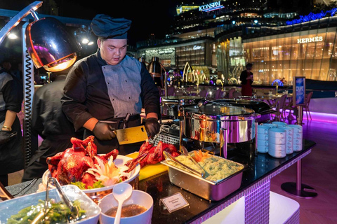 New Super Galaxy Chao Phraya Dinner Cruise from ICONSIAM Rooftop or Bow Open-Air 360° Seat