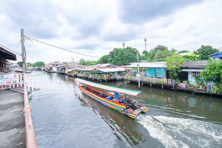 Bangkok: Big Buddha & Canal Longtail Boat Sightseeing Tour Join In Day Tour
