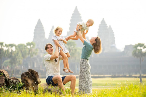 1-dagars liten rundtur: Angkor Wat, Bayon, Ta ProhmEndagsrundtur med engelsktalande chaufför