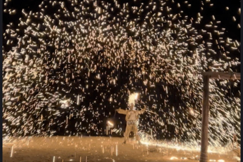 Marrakech: Agafay Desert Quad bike pool & Dinner fire show Quad Bike, Dinner with Show