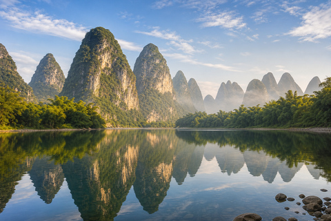 Guilin: Li River Cruise to Yangshuo | 3-5 Star Options From Yangshuo to Yangdi: Li River 3-Star Cruise