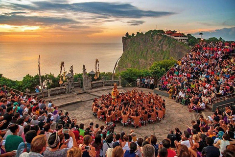 Bali: Kecak Fire Dance Show &amp; Uluwatu Temple Entry TicketTour with Hotel Transfer