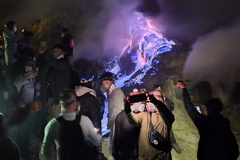 Banyuwangi: Tour del fuoco blu di Ijen con servizio di trasferimento