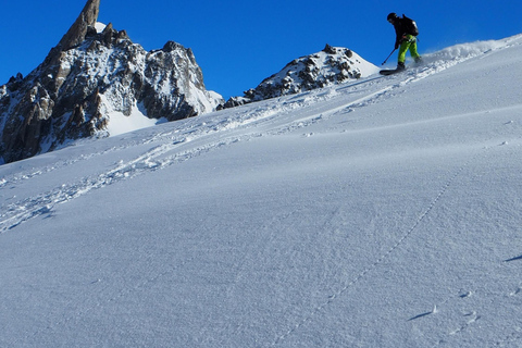 Chamonix: Descida de esqui Vallée Blanche com guia