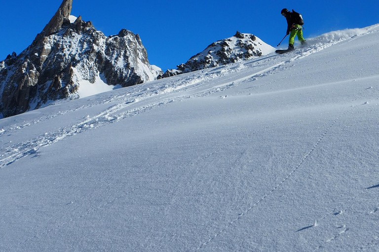 Chamonix: Descida de esqui Vallée Blanche com guia