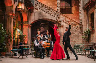 Barcelona: Flamenco Show im Palau Dalmases