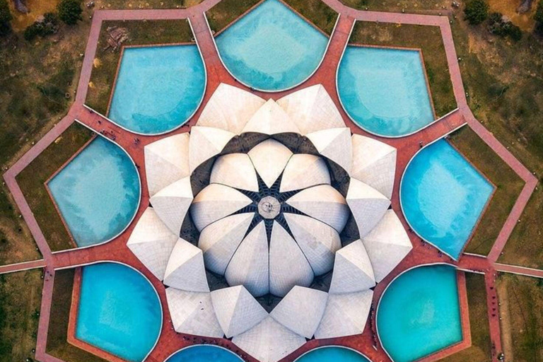 Delhi: Lotus Temple Private Guided Tour with Transfer Lotus Temple Private Guided Tour - All Inclusive